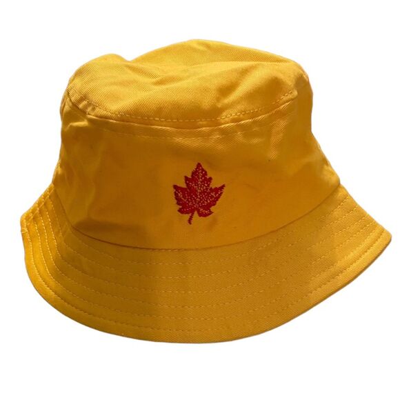 Set of 2 bucket hats Canada Maple Leaf Embroidered & Tie-Dye Reversible - Picture 7 of 10
